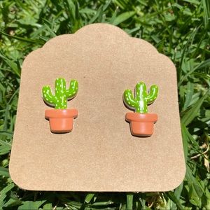 Cactus Stud Earrings